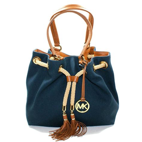 michael kors marina canvas messenger bag|michael michael kors marina large shoulder tote canvas navy.